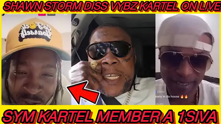 😱 OMG ! Vybz kartel diss Shawn storm for black rhino mad sus rush Shawn storm
