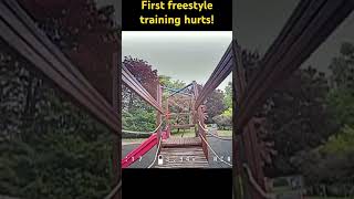 Flight No 2 - first freestyle training HURTS… #acro #fpv #freestyle #crash #tinywhoop #air75