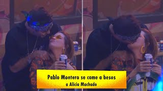 Miniatura del video VIDEO | PABLO MONTERO Y ALICIA MACHADO SE COMEN A BESOS EN LA CASA DE LOS FAMOSOS