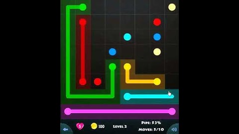 flow game facebook - 8 x 8 mania level 2 Connect the dots