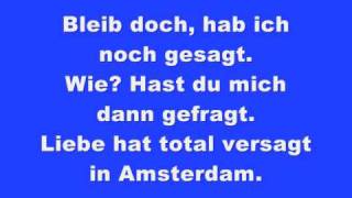Axel Fischer - Amsterdam Lyrics chords