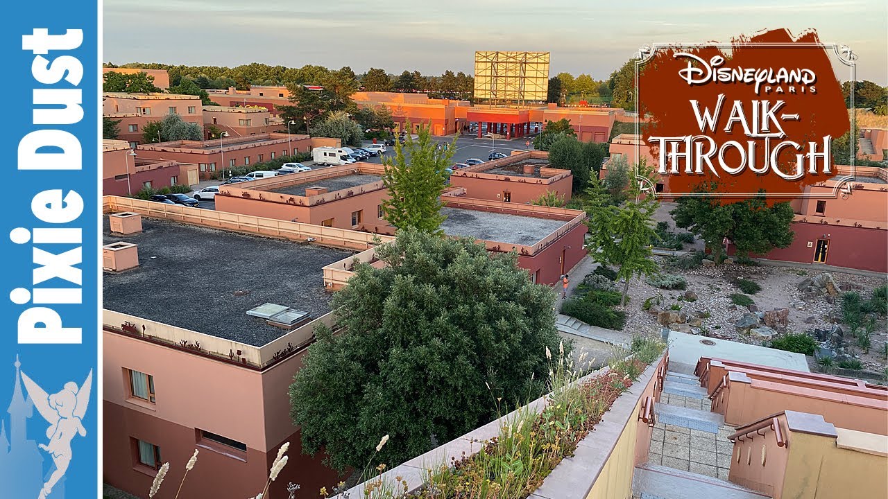 👣 Disneyland Paris 2022 Walk-through: Disney's Hotel Santa Fé