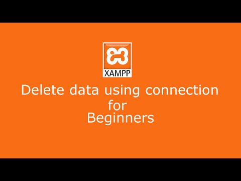 Delete data using php/mysql connection (Tutorial 6)