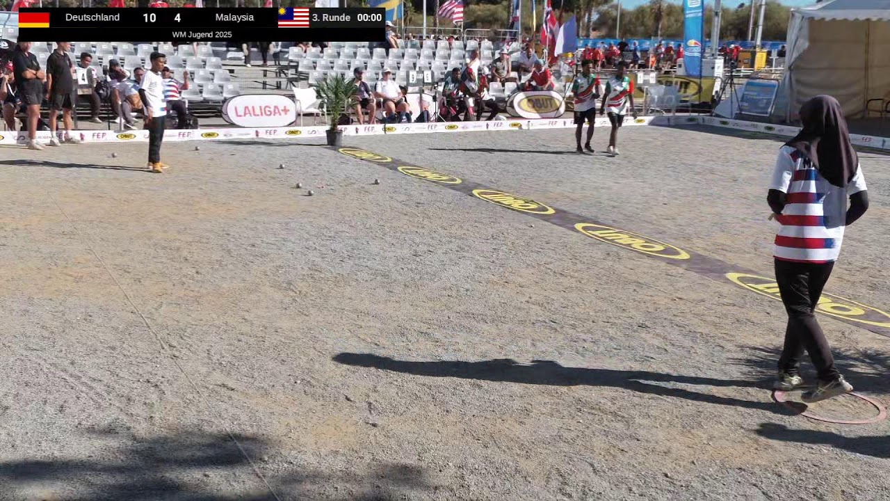 WM 2025 Jugend Doublette mixte GER 1 :  MYS 2