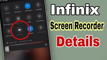 Infinix Screen Recorder Settings
