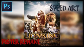 The Lion King Poster remake - time-lapse