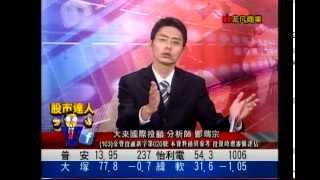 大來國際投顧 鄭瑞宗 股市達人 20150709 1600