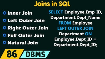 Joins in SQL