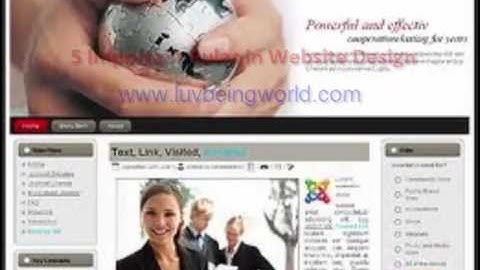 5 Important Rules in Website Design