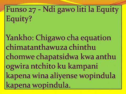 Makhalidwe a Kampani: Kutenga kwa Malipiro ndi Ngongole (B)