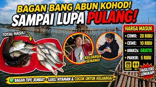 SO MUCH FUN! Family Fishing at Bang Abun's Fish Platform, Almost Landed Threadfin & Stingray!