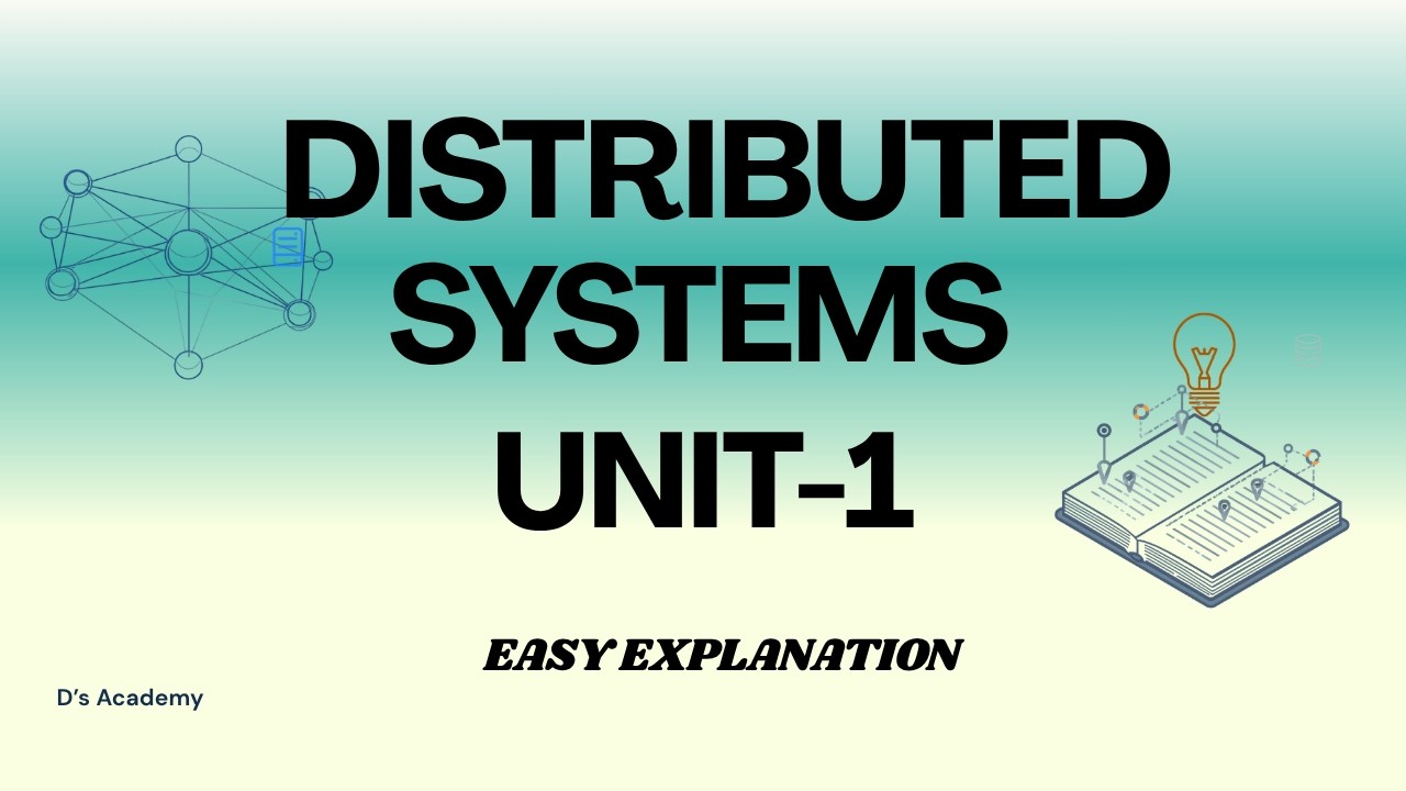 Distributed systems unit 1 | Simple explanation - YouTube
