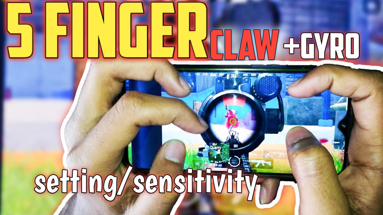 BEST 5 FINGER CLAW + GYRO SENSITIVITY/SETTING 2020 | PUBG MOBILE - YouTube