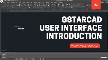 GstarCAD User Interface Introduction
