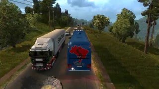 Euro Truck Simulator 2 - EAA Bus Map v 1.7 For ETS 2 Patch 1,22,4s Around Brazil