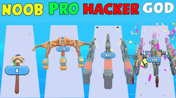 NOOB vs PRO vs HACKER vs GOD in Weapon Evolution