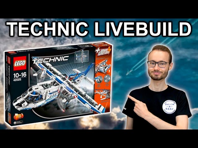 TECHNIC-RUNDE! LEGO® Technic 42025 Frachtflugzeug & mehr im LIVEBUILD!