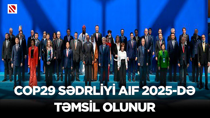 COP29 sədrliyi AIF 2025-də təmsil olunur