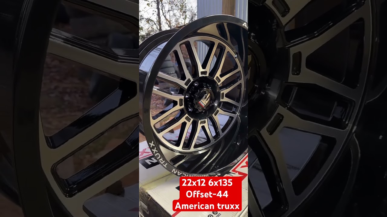22x12 6x135 offset-44 American truxx