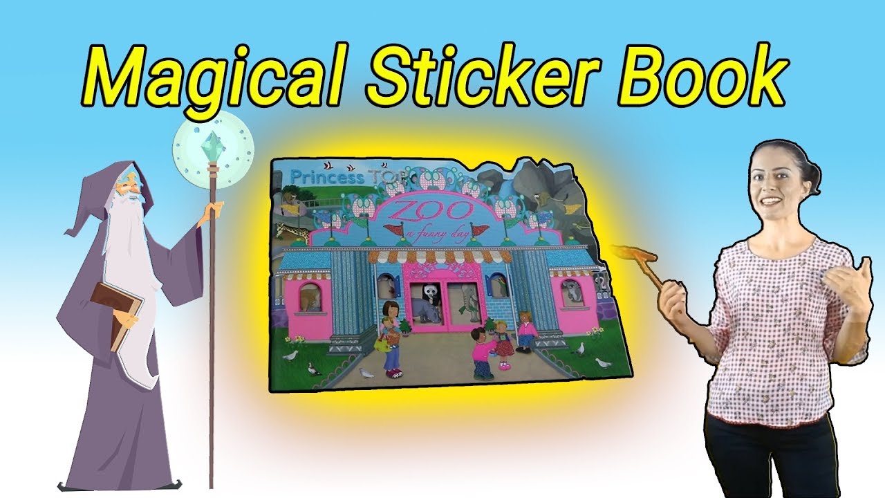Magical Sticker Book for Kids - YouTube