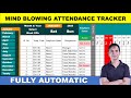 Mind Blowing Excel Attendance Tracker – Smarter Than You Think!