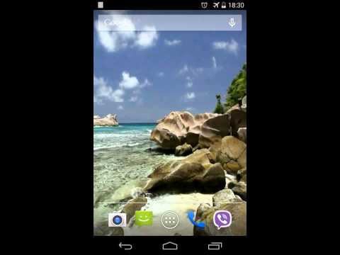 Beautiful beach Video LWP