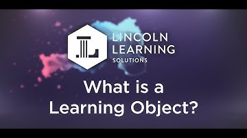 What is a Learning Object?
