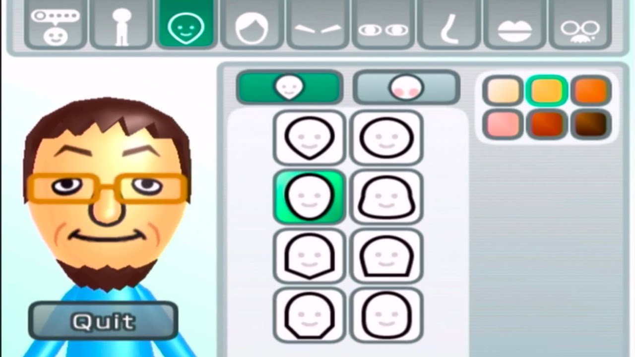Wii Sports CPU Mii Tutorial - Daisuke - 002 - YouTube