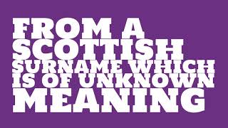 What is the origin of the name Fraser?