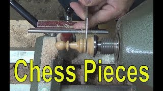 Woodturning a Chess Piece