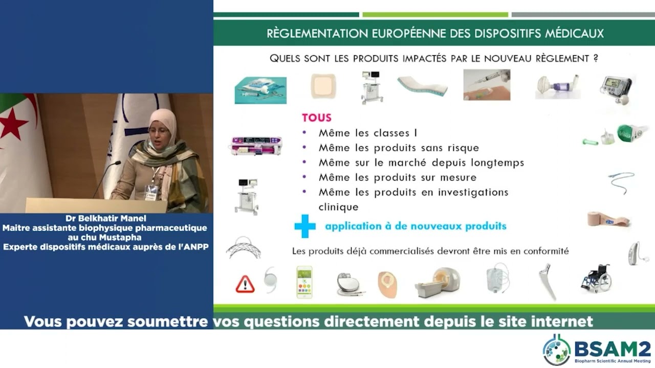 Réglementation des dispositifs médicaux - Dr M. Belkhatir