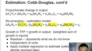 Total Factor Productivity: Estimation (Ivan Png, National University of Singapore)