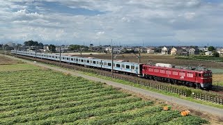 【配給輸送•広角ver】 EF81-139+東西線E231系800番台10両 岡部〜深谷通過