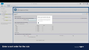 How to Set Up a Criteria Based Lead Assignment Rule in Salesforce Lightning