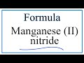 Manganese II Nitride Concepts