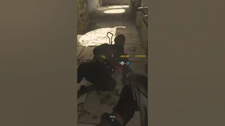 This is why console needs an fov slider almost missed that guy #warzone #fovslider #rebirthquads