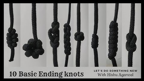 All About Macrame | Basic Macrame Knots For Beginners Part-4 | 10 Basic Ending Knots Or Closer Knots