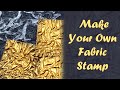 Polymer Clay Tricks: How To Make Your Own Fabric Stamp With Polymer Clay