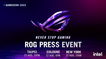 Never stop gaming – ROG Gamescom 2023 Press Event #roggamescom23 #EVANGELION