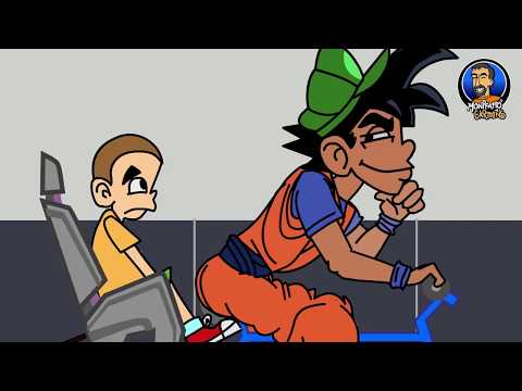 FERNANFLOO Y GOKU EN HAPPY WHEELS | FERNANFLOO ANIMADO