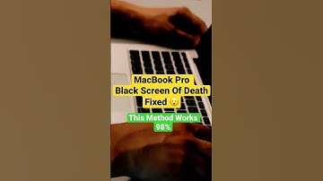 Thumbnail of MacBook Pro Black Screen Fixed 2022