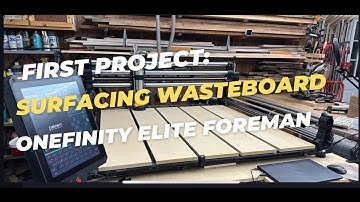 Eerste project: het bekleden van QCW-afvalborden op de NIEUWE Onefinity Elite Foreman CNC
