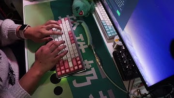 KBD75v2 w/ lubed and filmed Tealios v2 Typing Sounds ASMR