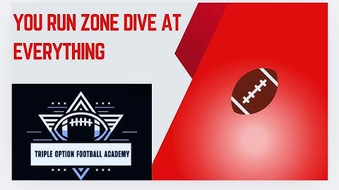 You Run Zone Dive at EVERYTHING | Flexbone | Triple Option | Air Force