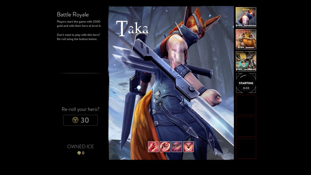 Vainglory BR Taka Roam