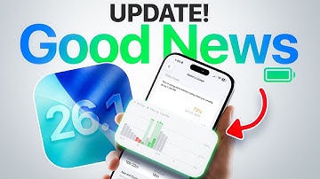 iOS 26.1 and iOS 26.0.2 UPDATE - Good News!