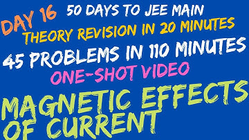 Magnetic effects of current One-shot | Magnetic field revision JEE Main