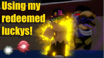 [YBA] Using ALL my redeemed LUCKY ARROWS!!! (new code)