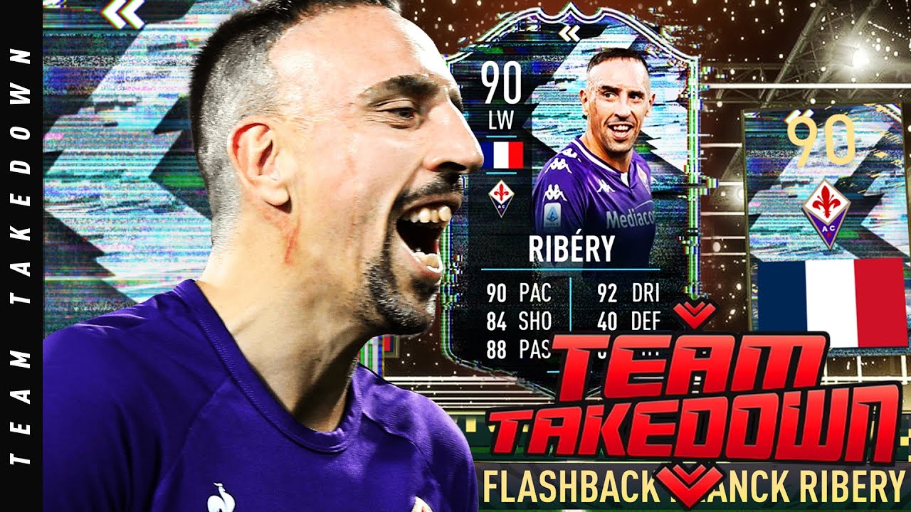 90 TOTY Flashback Franck Ribery Team Takedown!!! - YouTube