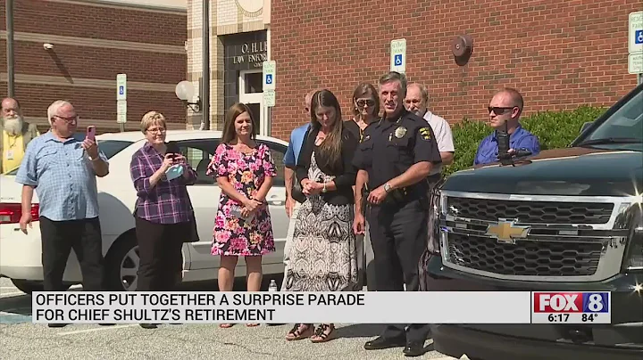 Parade send-off as High Point Police Chief Kenneth...